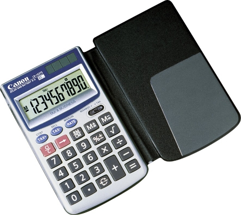 Picture of Canon LS153TS 10-Digit Tax Business Function Wallet Calculator