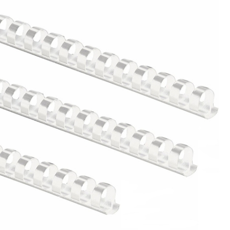 Picture of Fellowes  Plastic Binding Combs 10MM Pack of 100 - White