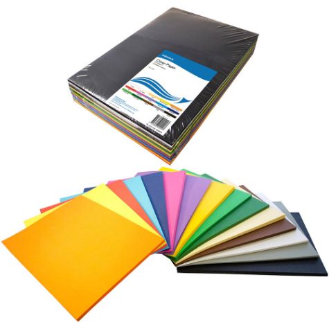 Picture of Initiative A4 Cover Paper 125GSM Assorted Colours Pack of 500