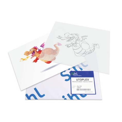 Picture of SIHL A3 Tracing Paper Autople 90GSM Pack of 100