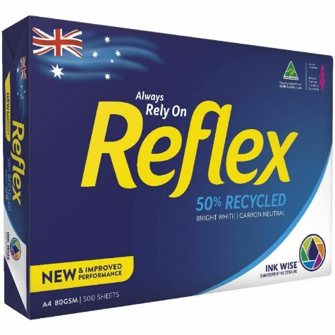 Picture of Reflex A4 Copy Paper 50% Recycled 500 Sheets