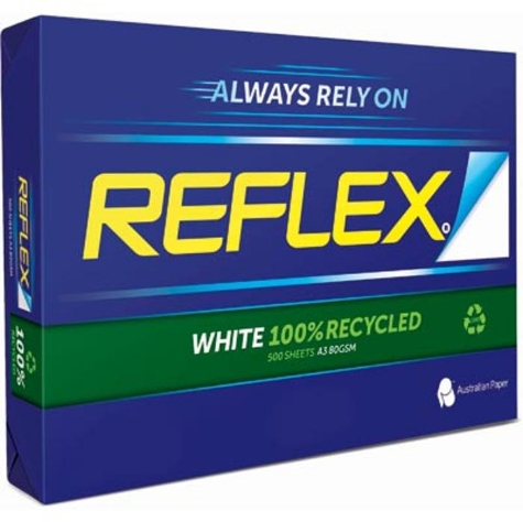 Picture of Reflex A3 100% Recycled White Copy Paper 80 GSM