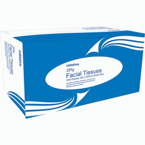 Picture of Initiative Facial Tissues 2 PLY Box 200
