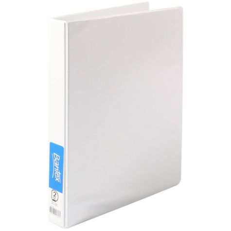 Picture of Bantex White 2-D Ring Insert Binder