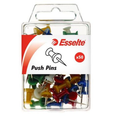 Picture of Esslte Push Pins Assorted Pack of 50