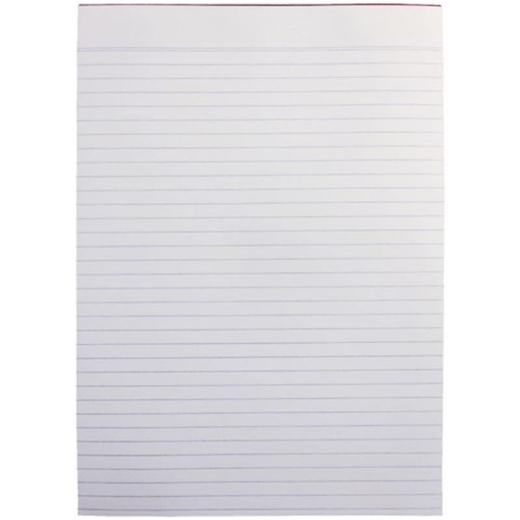 Picture of Writer White Ruled Bank Pad 100 Sheets