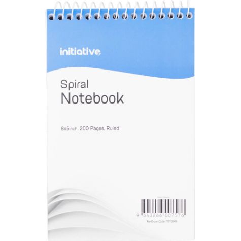 Picture of Initiative Top Opening Spiral Notebook 200 Pages