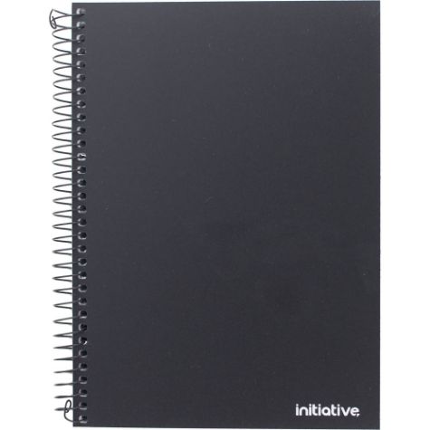 Picture of Initiative Spiral Sidebound Notebook with Cover and Pocket 200 Pages