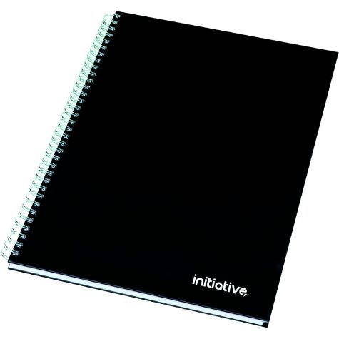 Picture of Initiative Twin Wire Black Notebook 160 pages