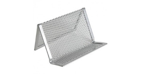 Picture of Italplast Silver Mesh Wire Business card Holder