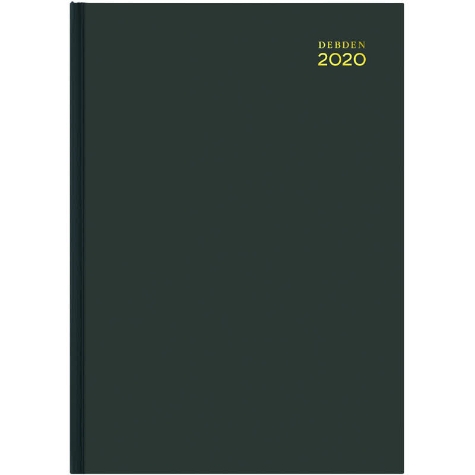 Picture of DEBDEN KYOTO 2022 RECYCLED DIARY A5 DTP 1HR BLACK