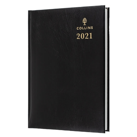 Picture of COLLINS STERLING 2022 DIARY A5 WTV BLACK