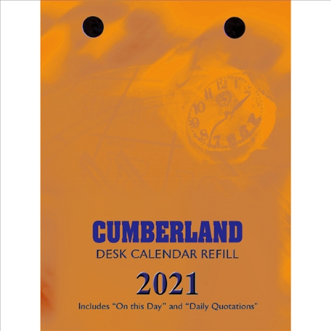 Picture of CUMBERLAND TOP PUNCHED 2022 DESK CALENDAR REFILL Cumberland Top Punched 2022