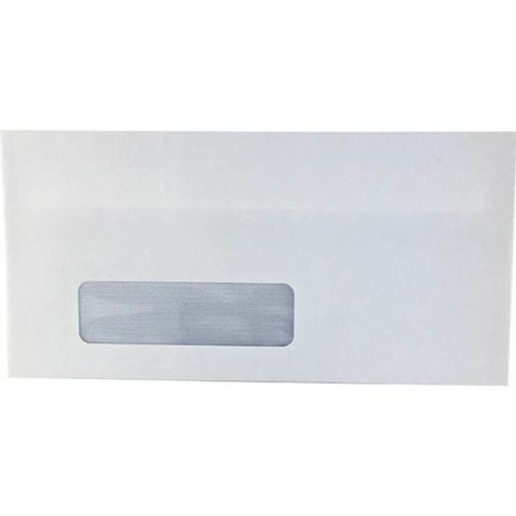 Picture of INITIATIVE SECRETIVE WINDOW FACE SELF-SEAL ENVELOPES 110x220MM BOX OF 500