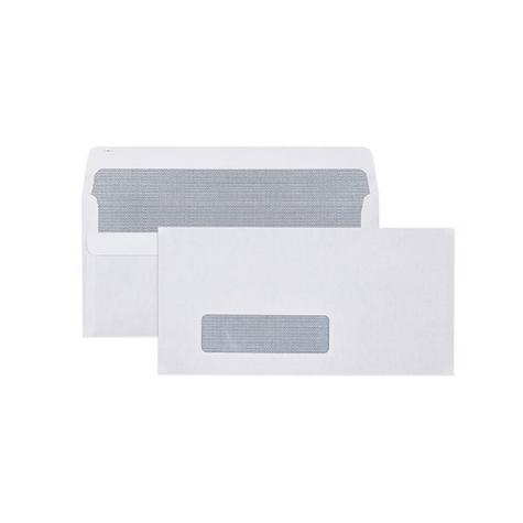 Picture of CUMBERLAND DL SECRETIVE WINDOW FACE SELF-SEAL ENVELOPE 110x220MM BOX OF 500