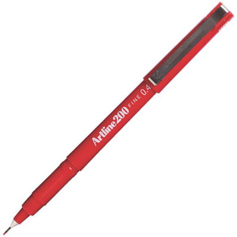 Picture of Artline 200 Fine Liner Pen Red