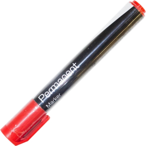 Picture of Initiative Red Permanent Marker with Bullet Tip