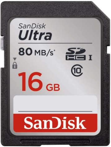 Picture of Sandisk Ultra SDHC 16GB