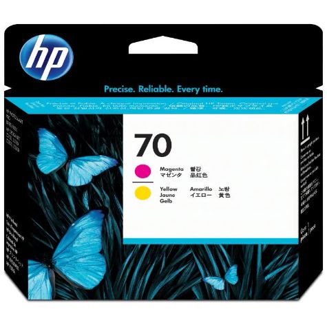 Picture of HP #70 Magenta and Yellow Printhead