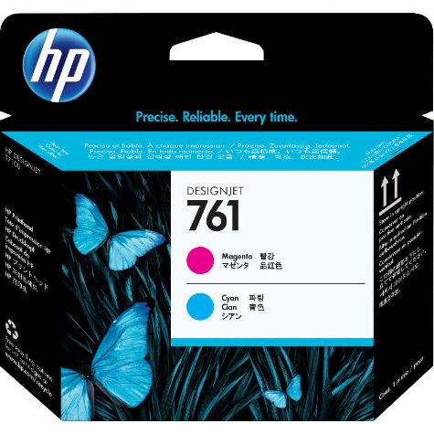 Picture of HP #761 Magenta and Cyan Printhead