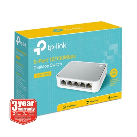 Picture of TP- Link 5 Port Unmanaged Desktop Switch, White