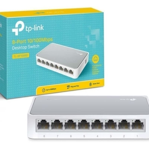 Picture of TP-Link 8 Port Unmanaged Desktop Switch, White