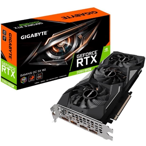 Picture of GIGABYTE GF RTX 2060 Super Windforce OC Graphics Card