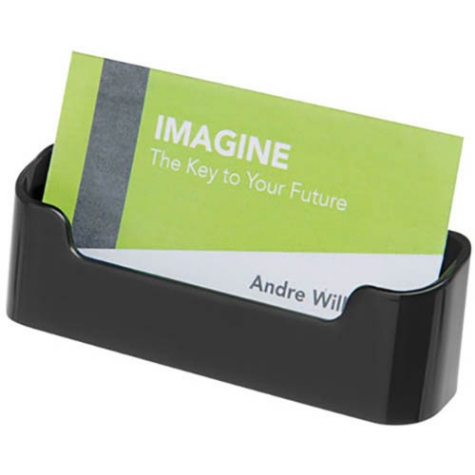 Picture of Deflecto Buisiness Card Holder Single Black