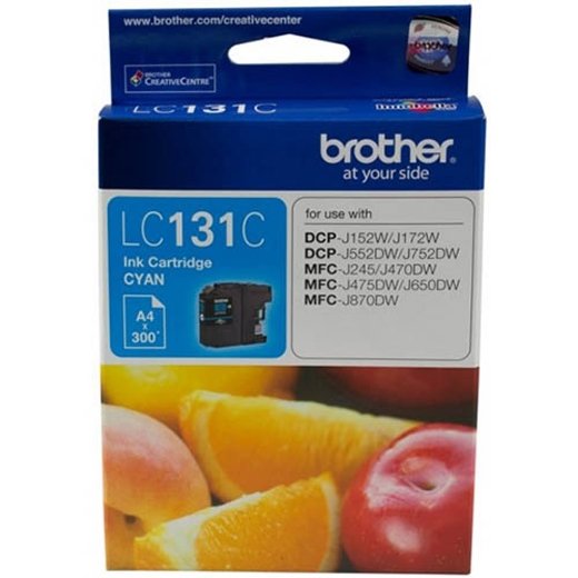 Picture of Brother LC131C Cyan Ink Cartridge