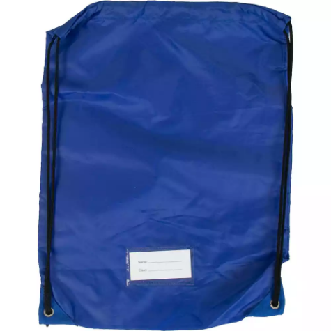 Picture of EDUCATIONAL COLOURS GYM BAG BLUE