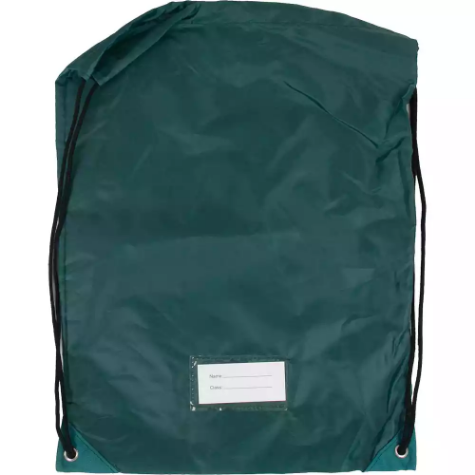 Picture of EDUCATIONAL COLOURS GYM BAG GREEN