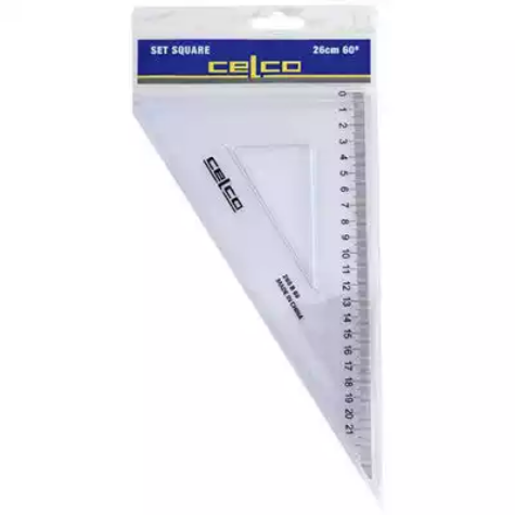 Picture of CELCO SET SQUARE 60 DEGREES 260MM CLEAR
