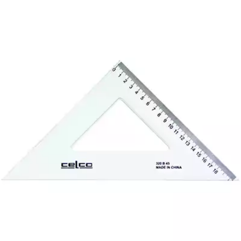 Picture of CELCO SET SQUARE 45 DEGREES 320MM CLEAR