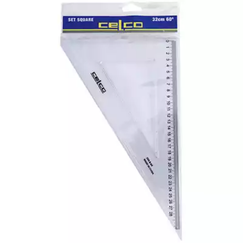 Picture of CELCO SET SQUARE 60 DEGREES 320MM CLEAR