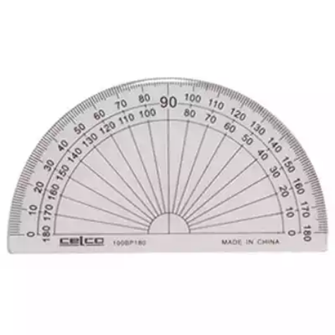 Picture of CELCO PROTRACTOR 180 DEGREES 100MM
