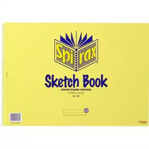 Picture of SPIRAX SKETCH BOOK SIDE OPEN 40 PAGE A2