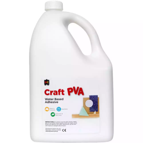 Picture of EDUCATIONAL COLOURS CRAFT PVA GLUE 5 LITRE