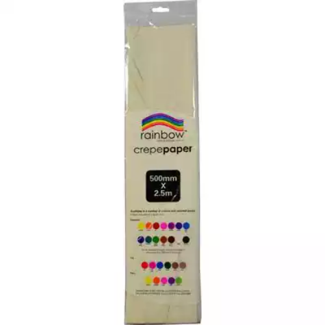 Picture of RAINBOW CREPE PAPER 500MM X 2.5M WHITE