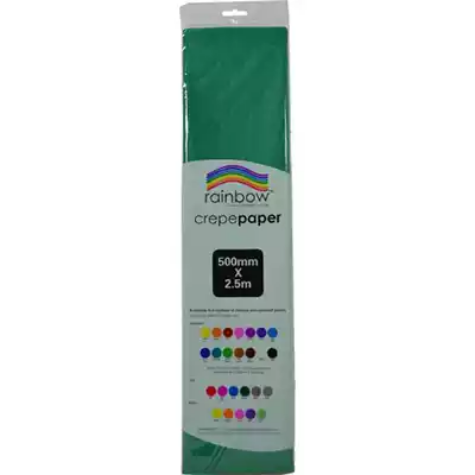 Picture of RAINBOW CREPE PAPER 500MM X 2.5M EMERALD