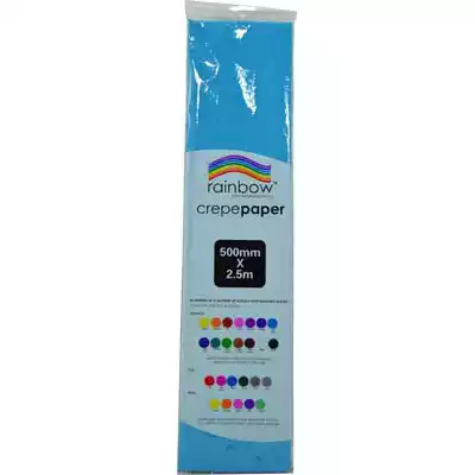 Picture of RAINBOW CREPE PAPER 500MM X 2.5M LIGHT BLUE