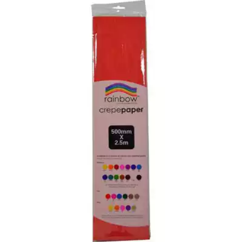 Picture of RAINBOW CREPE PAPER 500MM X 2.5M RED