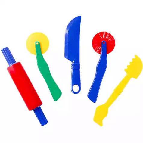 Picture of EDUCATIONAL COLOURS FUN DOUGH ACCESSORIES ASSORTED PACK 5