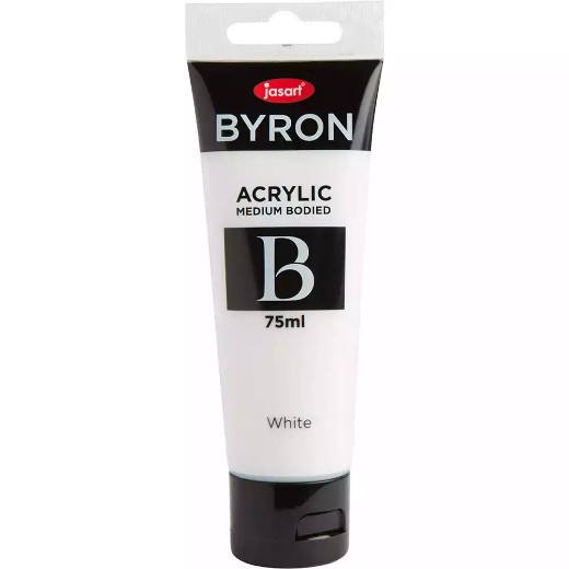 Picture of JASART BYRON ACRYLIC PAINT 75ML WHITE