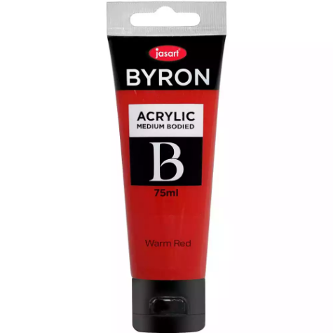 Picture of JASART BYRON ACRYLIC PAINT 75ML WARM RED