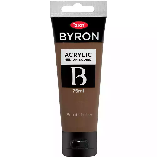 Picture of JASART BYRON ACRYLIC PAINT 75ML BURNT UMBER