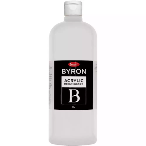 Picture of JASART BYRON ACRYLIC PAINT 1 LITRE WHITE