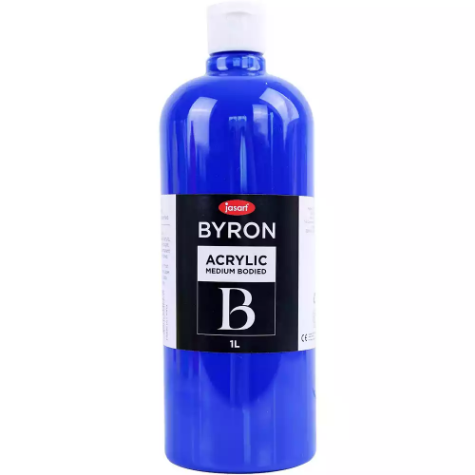 Picture of JASART BYRON ACRYLIC PAINT 1 LITRE WARM BLUE