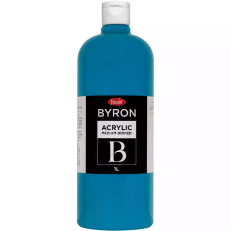 Picture of JASART BYRON ACRYLIC PAINT 1 LITRE COBALT BLUE HUE