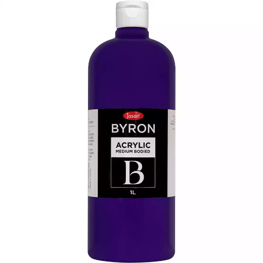 Picture of JASART BYRON ACRYLIC PAINT 1 LITRE VIOLET