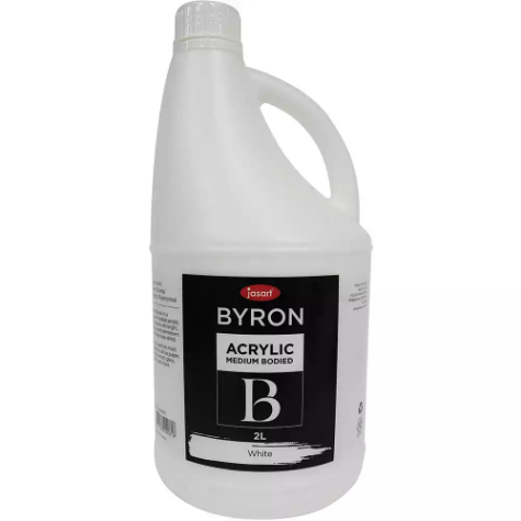 Picture of JASART BYRON ACRYLIC PAINT 2 LITRE WHITE